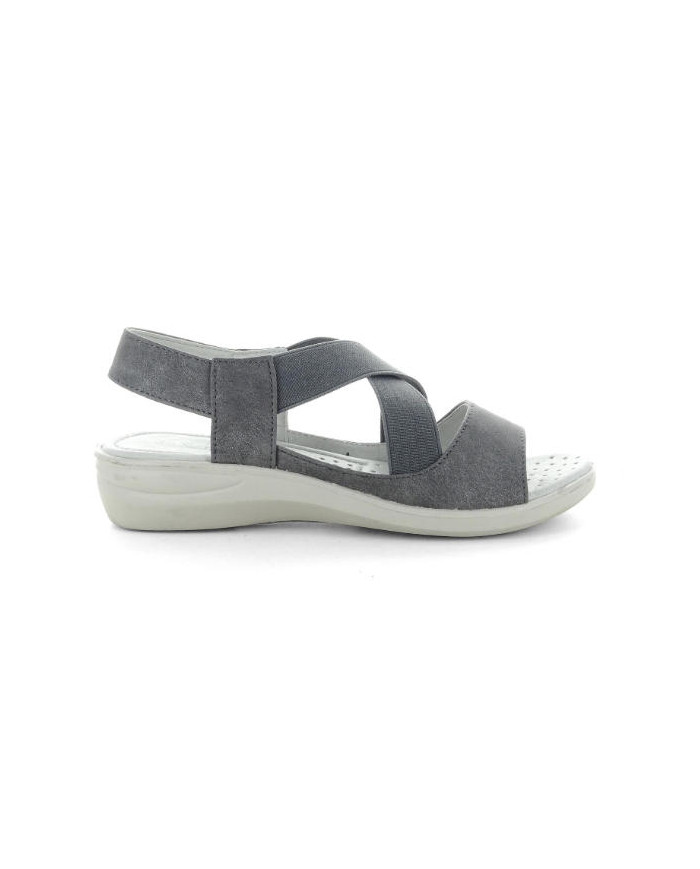 SCIOCCANTE MIN9142 sandalo da donna colore grigio.
