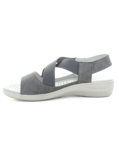 SCIOCCANTE MIN9142 sandalo da donna colore grigio.
