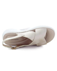 SCIOCCANTE MIN-A3301 sandali da donna colore platino.
