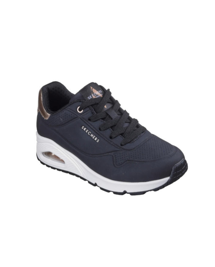 Skechers Los Angeles nero da donna con dettaglio cromato 177094/BLK 
