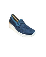 Mocassini Evaflex da donna traforati 3981 blu 

