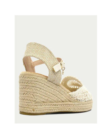 Xti sandali con zeppa in corda 145417
