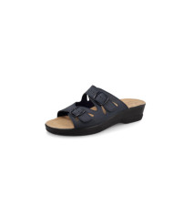 Ciabatte da donna con due fibbie 
