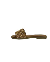 REFRESH CIABATTINA 175219 camel e beige 
