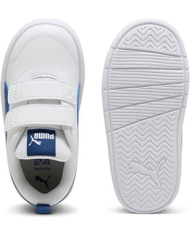 Sneakers total white PUMA COURTFLEX V3 V INF 310252 02 in tomaia ultra leggere 

