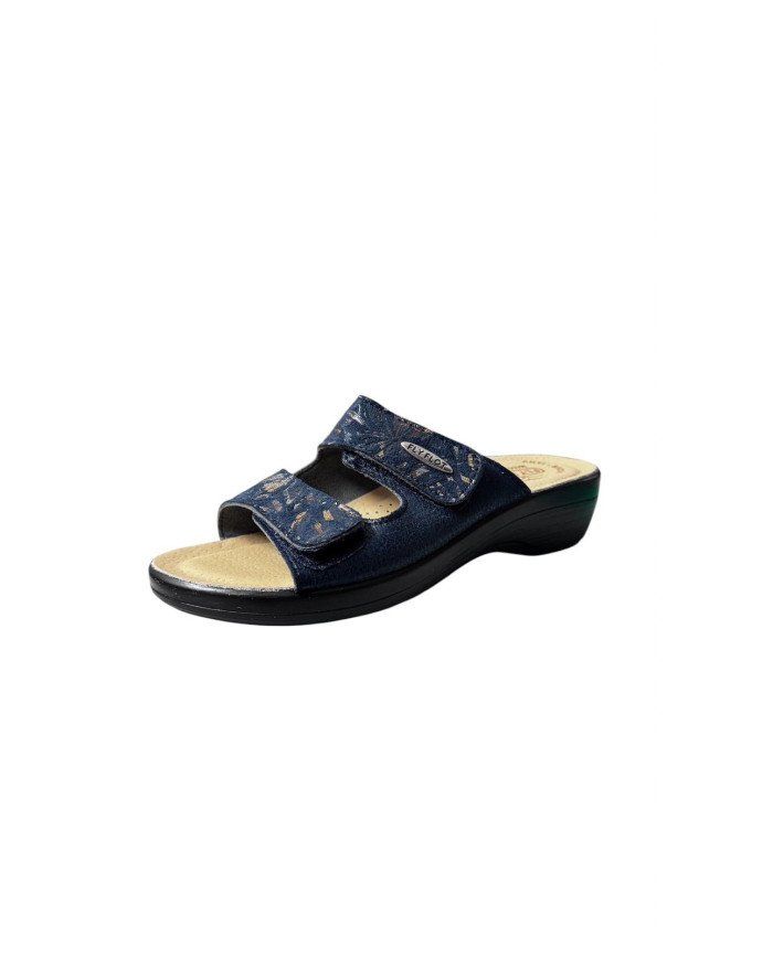 Ciabatte da donna beige a due strappi 
