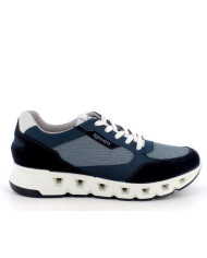 Sneakers da uomo blu con lacci
