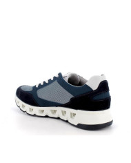Sneakers da uomo blu con lacci
