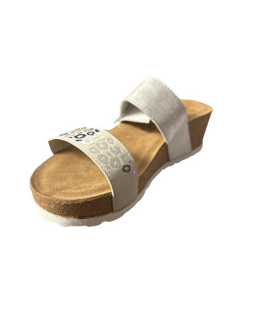 DREAM BY KI05 CIABATTE DA DONNA DI COLORE PLATINO, BLU O ARGENTO
