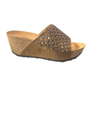 DREAM 1389 CIABATTE DA DONNA DI COLORE TESTA DI MORO O BEIGE
