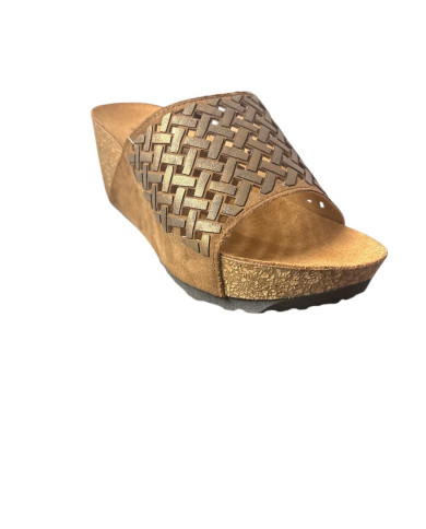 DREAM 1389 CIABATTE DA DONNA DI COLORE TESTA DI MORO O BEIGE
