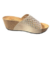 DREAM 1389 CIABATTE DA DONNA DI COLORE TESTA DI MORO O BEIGE
