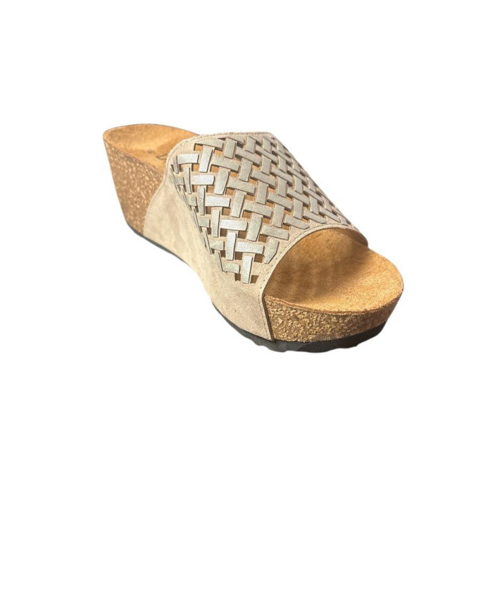DREAM 1389 CIABATTE DA DONNA DI COLORE TESTA DI MORO O BEIGE
